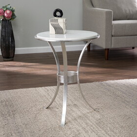 Fordoche Round Accent Table - Silver B20479491