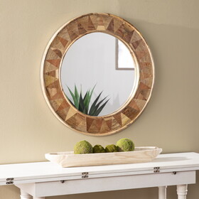 Edensor Round Decorative Mirror B20479782