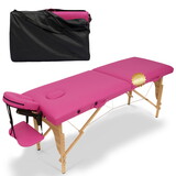 Massage Table Portable Massage Bed Lash Bed with Carrying Case SPA Table Height Adjustable, Salon Bed Face Cradle Bed B205P203811