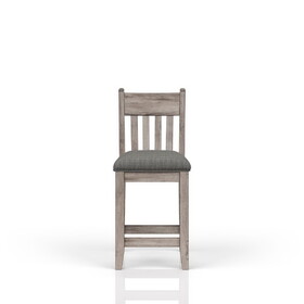 Rustic Gray Counter Stool Set of 2 B2699P218274
