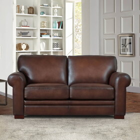 Brookfield Leather Loveseat B2705P211769