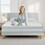 FULL SIZE- 8" Medium Cool Gel Memory Foam Innerspring Hybrid Mattress B2706P214041