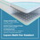 QUEEN SIZE- 10-inch Cool Gel Memory Foam Innerspring Hybrid Mattress B2706P214263