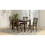 Wallace & Bay Velvety Brown 5 Piece Dining Table Set B2709P212263