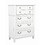 Wallace & Bay Coastal White 5-Drawer Chest B2709P212271