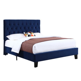 Wallace & Bay Luma Blue Full Upholstered Bed B2709P212282