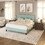 Wallace & Bay Luma Blue King Upholstered Bed B2709P212285