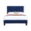 Wallace & Bay Luma Blue Cal King Upholstered Bed B2709P212288