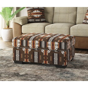 Wallace & Bay Fangio Brown Storage Ottoman B2709P212452