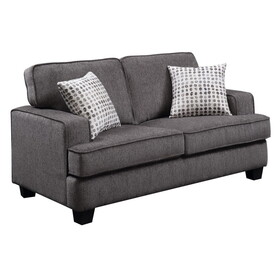 Wallace & Bay Andie Gray Loveseat B2709P212454