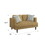 Wallace & Bay Jurie Yellow Loveseat B2709P212467