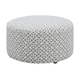 Wallace & Bay Ranger Gray Round Ottoman B2709P212485