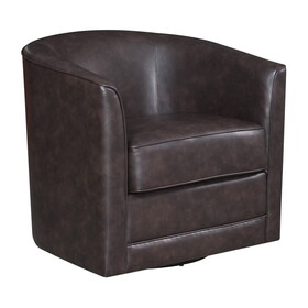 Wallace & Bay Little Brown Swivel Accent Chair B2709P212489