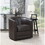 Wallace & Bay Little Brown Swivel Accent Chair B2709P212489