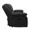 Wallace & Bay Marshall Black Reclining Console Loveseat B2709P212494