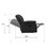 Wallace & Bay Marshall Black Reclining Console Loveseat B2709P212494