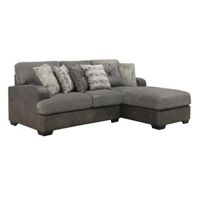 Wallace & Bay Grennburg Gray 2 Piece Right Side Facing Sectional B2709S00037