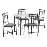 Dining Table Set, 5pcs Set, Small, 40