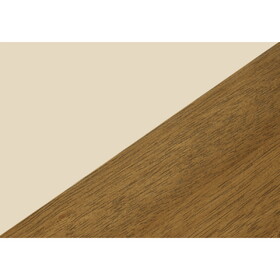 Dining Chair, Set of 2, Side, Kitchen, Dining Room, Oak and Cream, Wood Legs, Transitional B2710P218876