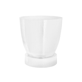 Accent Table, Drum, Side, End, Nightstand, Lamp, Living Room, Bedroom, White Metal, Contemporary, Modern B2710P219454