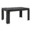 Dining Table, 60" Rectangular, Kitchen, Dining Room, Black Laminate, Contemporary, Modern B2710P286988