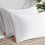 Bed Pillows Standard Size Set of 2, Fluffy Pillows for Back, Stomach or Side Sleepers, Luxury Hotel Quality, White B2716P367089