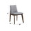 Kaela Light Gray Fabric & Walnut Finish Side Chair(Set of 2) B2726P246307