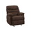 Arcadia Chocolate Microfiber Motion Glider Recliner B2726P256681
