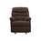 Arcadia Chocolate Microfiber Motion Glider Recliner B2726P256681