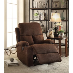 Rosia Chocolate Linen Motion Recliner