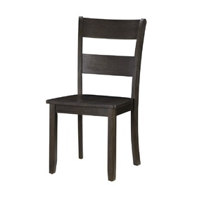 Haddie Distressed Walnut Finish Side Chair (Set of 2) B2726P283281