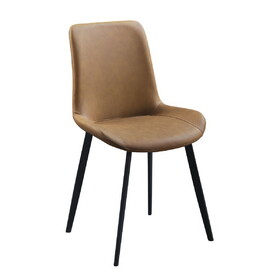 Abiram Brown Synthetic Leather Side Chair (Set of 2) B2726P290374