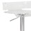 Rania Clear & Chrome Finish Adjustable Stool w/Swivel B2726P338127