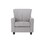 Denzell Light Gray Linen Rocking Chair B2726P345940