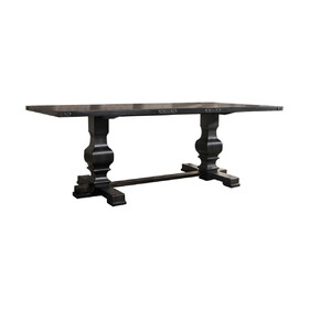 Morland Vintage Black Finish Dining Table B2726S00252