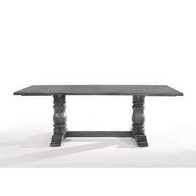 Leventis Weathered Gray Finish Dining Table B2726S00210