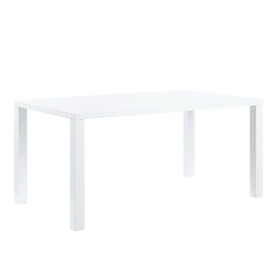 Pagan White High Gloss Finish Dining Table B2726S00435
