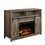 Tobias Rustic Oak Finish Fireplace B2726S00483