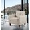 Button Tufted Piped Trim Square Arm Upholstered 3-Seater Sofa Couch, Polyester Fabric Transitional Living Room Sofa Furniture