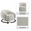 Isabel Beige Boucle Chair w/Swivel