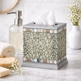 Square Facial Tissue Box Holder for Bathroom Vanity Countertops,Bedroom Dressers
