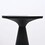 End Table White Marble Top Side Table Black Metal Frame