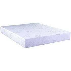 Herbal Fusion Collection, Green Tea-infused Polyester Memory Foam Mattress,King Size,White.