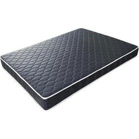 6-inch waterproof high-density foam mattress with navy blue diamond-quilted breathable fabric. Quilting ensures both style and airflow for cool sleep.Full size B347P345040