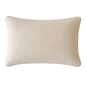 Homey COZY Textured Throw Pillow - Soft Ivory for Clean, Minimal Interiors B357P357025