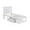 ACME Lolanda TWIN BED White Finish BD00649T