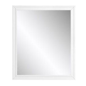 Acme Gaines Mirror, White High Gloss Finish BD01036