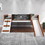 ACME Aurea Twin Loft Bed w/Slide, Cherry Oak & White Finish BD01409
