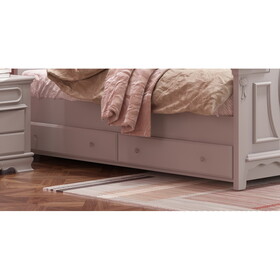 ACME Flora Trundle(Twin), Gray Finish