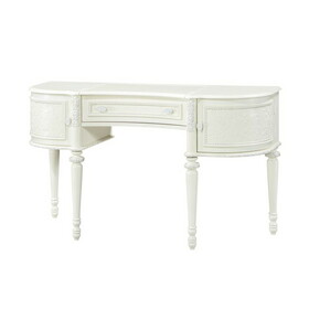 ACME Dorothy Vanity Desk w/Mirror, Ivory Finish BD02271